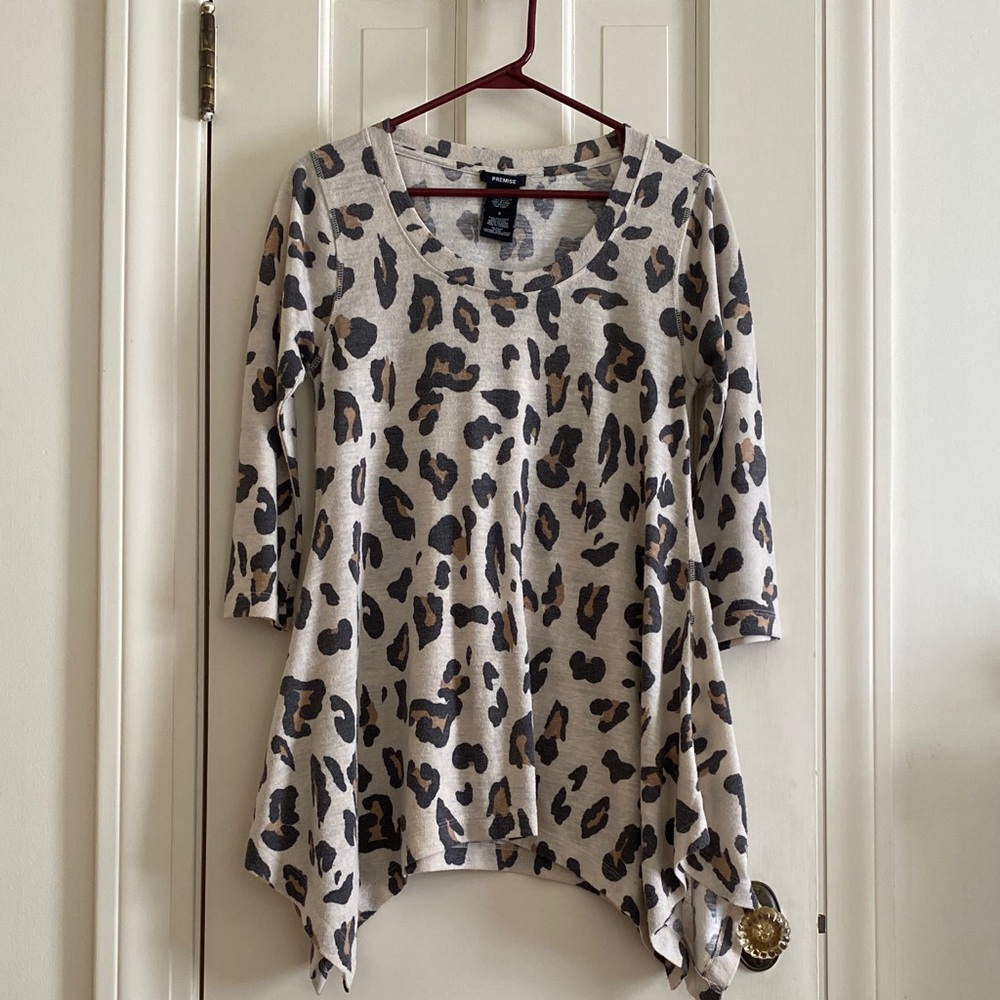 Leopard Print Women's Top